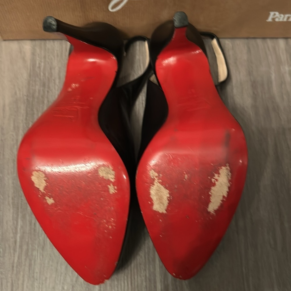 💥PRICE DROP💥Authentic♥️Christian Louboutins🖤EUC Pinched Toe Platform - Picture 13 of 16